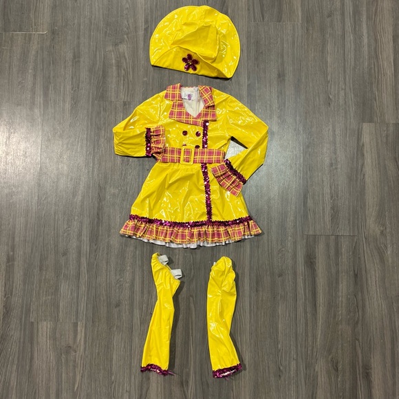 A Wish Come True Yellow Rain Dance Costume - Picture 2 of 3